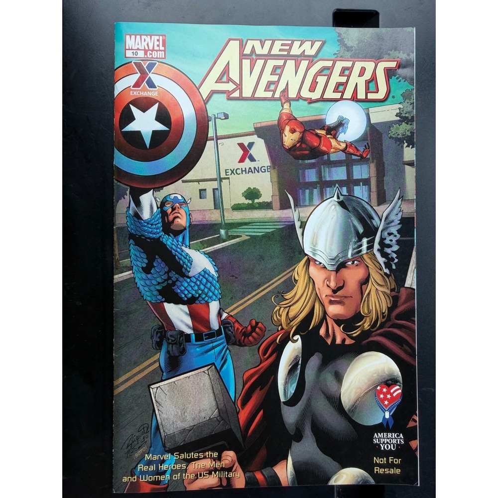New Avengers X Exchange 2010 Marvel AAFES 10th Edition Military Giveaway